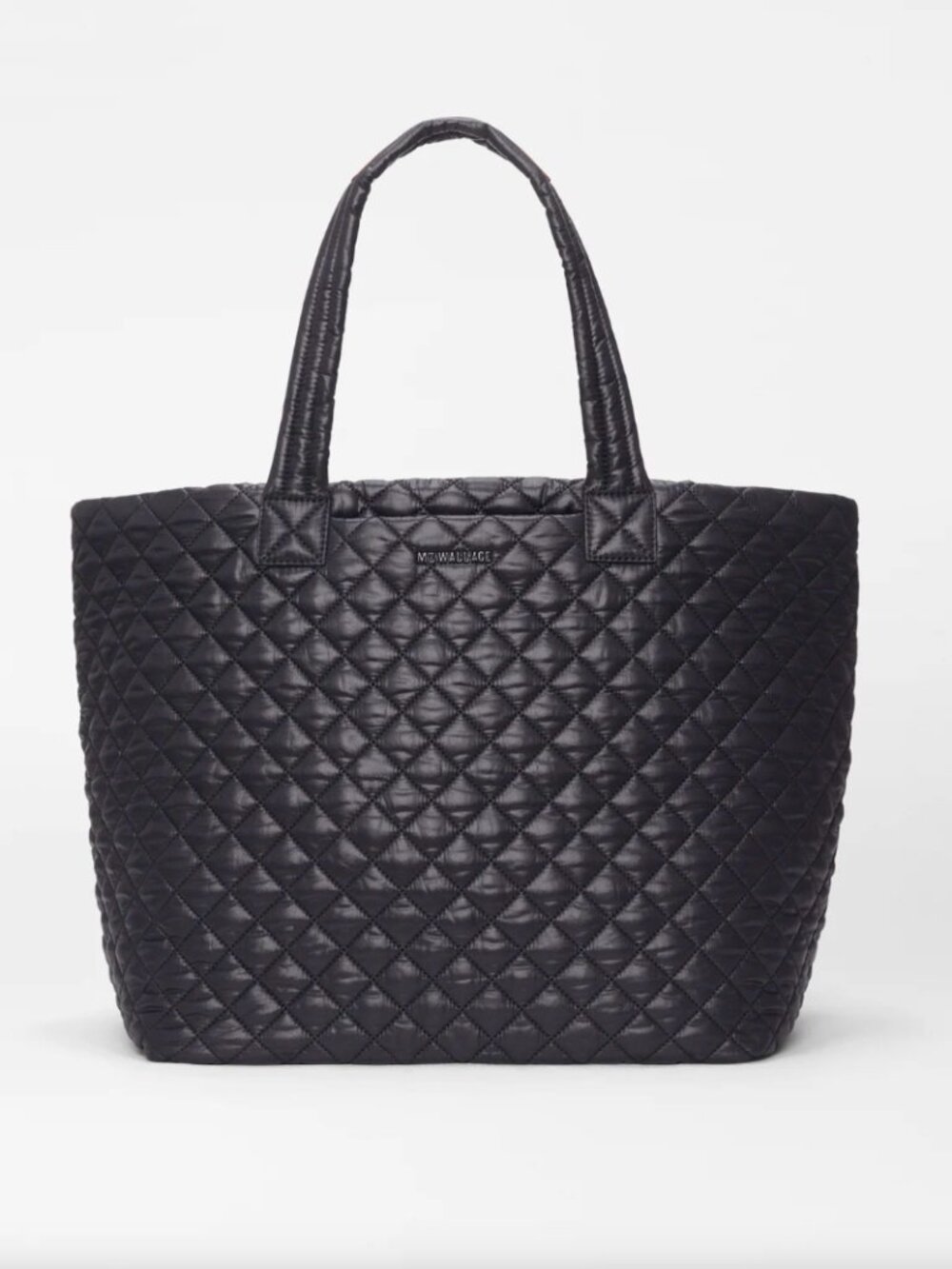 MZ WALLACE METRO TOTE Black Quilted Tote Bag
